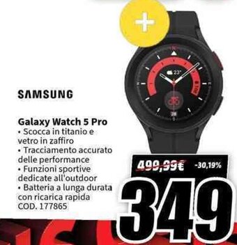 MediaWorld SAMSUNG Galaxy Watch 5 Pro offerta