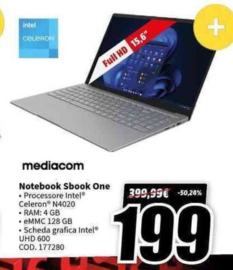 mediacom Notebook Sbook One