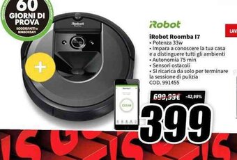 MediaWorld Robot iRobot Roomba 17 offerta