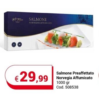 Centro Cash Salmone Preaffettato Norvegia Affumicato 1000 gr offerta