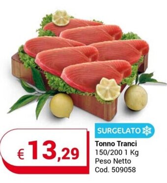 Centro Cash Tonno Tranci 150/200 1 Kg offerta