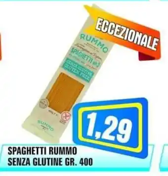 SPAGHETTI RUMMO SENZA GLUTINE GR. 400