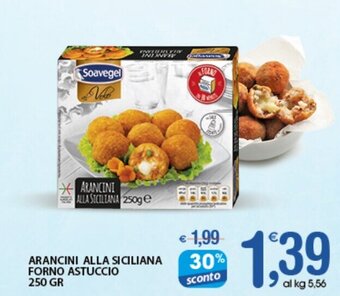 Qui Discount ARANCINI ALLA SICILIANA FORNO ASTUCCIO 250 GR offerta