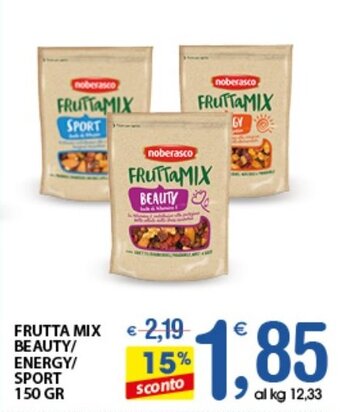 Qui Discount FRUTTA MIX BEAUTY/ ENERGY/ SPORT 150 GR offerta