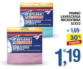 Qui Discount PANNO LAVASCIUGA MICROFIBRA 32X32 offerta