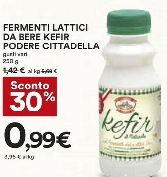 Coop Podere cittadella Fermenti Lattici Da Bere Kefir offerta