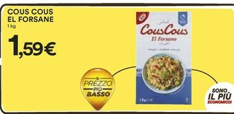 Coop El Forsane - Cous Cous 1000 G(ml) offerta