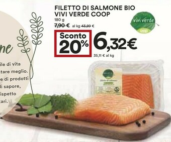Coop Vivi verde coop Filetto Di Salmone offerta