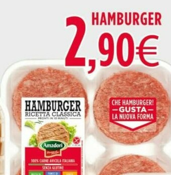 Tigre Amadori Hamburger offerta