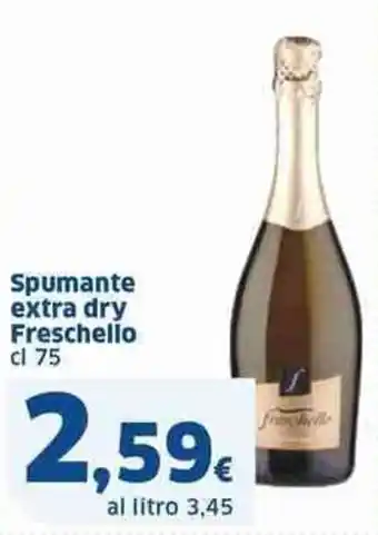 Spumante extra dry Freschello cl 75
