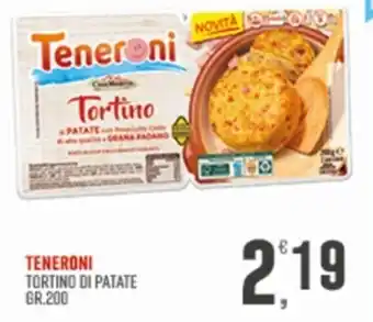 Marketpiù TENERONI TORTINO DI PATATE GR.200 offerta