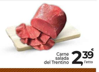 Carne salada del Trentino