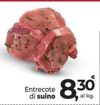 Supermercati Dok Entrecote di suino offerta