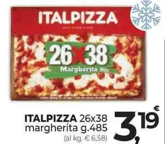 Supermercati Dok ITALPIZZA 26x38 margherita g.485 offerta