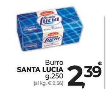 Supermercati Dok Burro SANTA LUCIA g.250 offerta