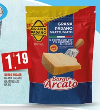 BORGO ARCATO GRANA PADANO GRATTUGIATO GR.80