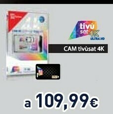 Unieuro TELE System CAM Tivùsat 4K Ultra HD Modulo Di Accesso Condizionato (CAM) offerta