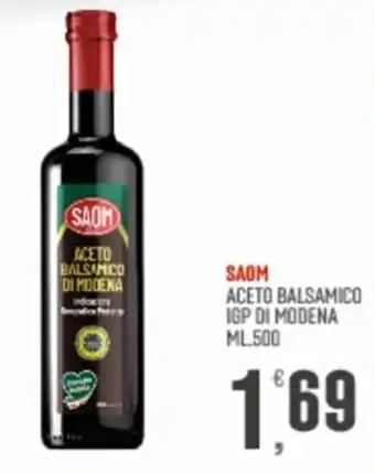 Maxipiù SAOM ACETO BALSAMICO IGP DI MODENA ML.500 offerta