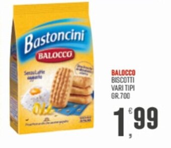 BALOCCO BISCOTTI VARI TIPI GR.700