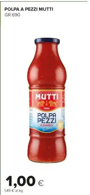 Tigre Mutti Polpa E Pezzi Di Pomodoro 690 G(ml) offerta