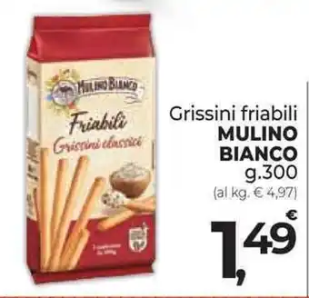 Supermercati Dok Grissini friabili MULINO BIANCO g.300 offerta