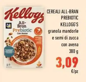 Conad CEREALI ALL-BRAN PREBIOTIC KELLOGG'S 380 g offerta