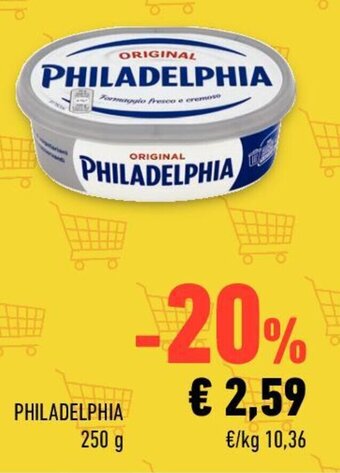 Conad PHILADELPHIA 250 g offerta