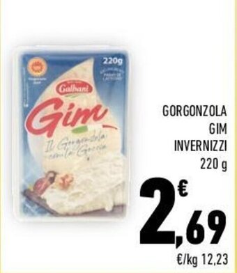 Conad GORGONZOLA GIM INVERNIZZI 220 g offerta