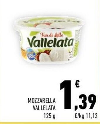Conad MOZZARELLA VALLELATA 125 g offerta