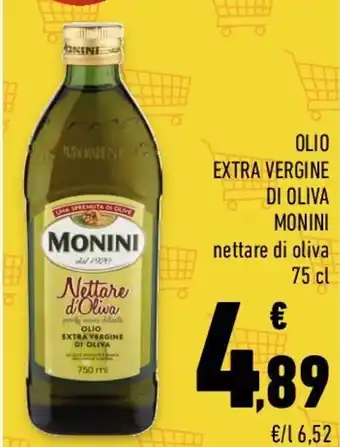 Conad OLIO EXTRA VERGINE DI OLIVA MONINI 75 cl offerta