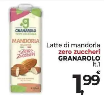 Supermercati Dok Latte di mandorla zero zuccheri GRANAROLO lt. 1 offerta