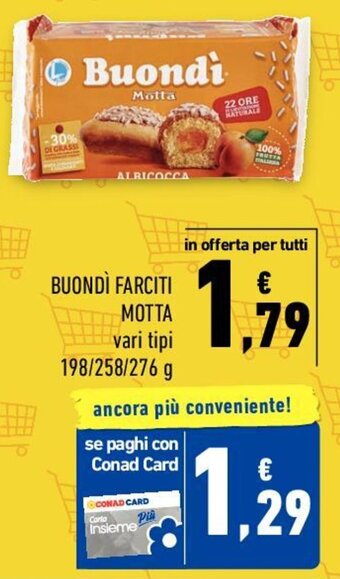 Conad BUONDÌ FARCITI MOTTA vari tipi offerta