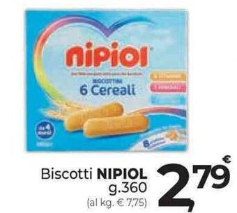 Supermercati Dok Biscotti NIPIOL g.360 offerta