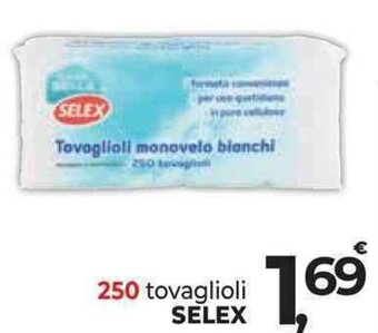 Supermercati Dok 250 tovaglioli SELEX offerta