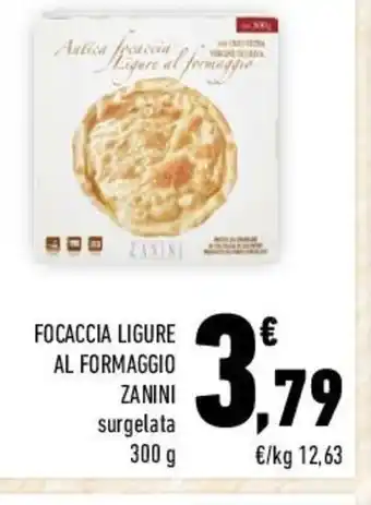 Conad FOCACCIA LIGURE AL FORMAGGIO ZANINI surgelata 300 g offerta