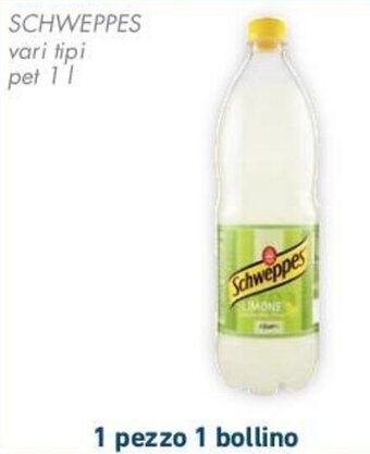 Conad SCHWEPPES vari tipi pet 1 l offerta
