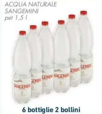 Conad ACQUA NATURALE SANGEMINI pet 1,5 l offerta