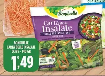 BONDUELLE CARTA DELLE INSALATE OLIVE - 140 GR