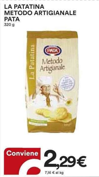 Ipercoop LA PATATINA METODO ARTIGIANALE PATA 320 g offerta
