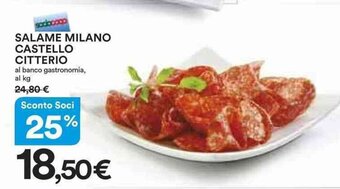 Ipercoop SALAME MILANO CASTELLO CITTERIO offerta