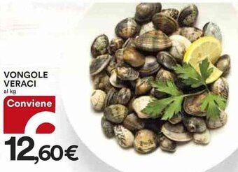 Ipercoop VONGOLE VERACI al kg offerta