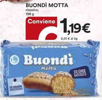 Ipercoop BUONDÌ MOTTA classico, 198 g offerta