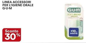 Ipercoop LINEA ACCESSORI PER L'IGIENE ORALE G.U.M offerta