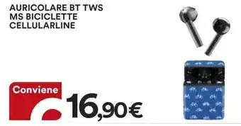 AURICOLARE BT TWS MS BICICLETTE CELLULARLINE