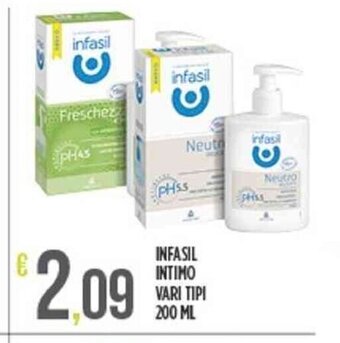 Supermercato Pollio INFASIL INTIMO VARI TIPI 200 ML offerta