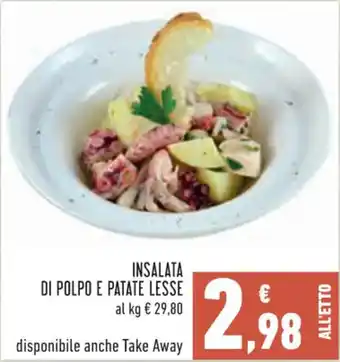 Conad City INSALATA DI POLPO E PATATE LESSE offerta