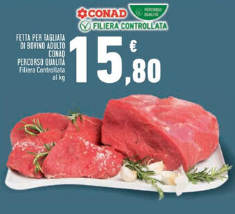 Conad City FETTA PER TAGLIATA DI BOVINO ADULTO CONAD offerta