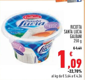 Conad City RICOTTA SANTA LUCIA GALBANI 250 G offerta