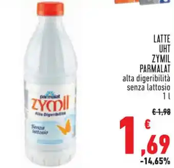 Conad City LATTE UHT ZYMIL PARMALAT 1 l offerta