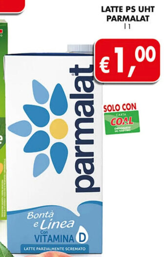Coal LATTE PS UHT PARMALAT l 1 offerta